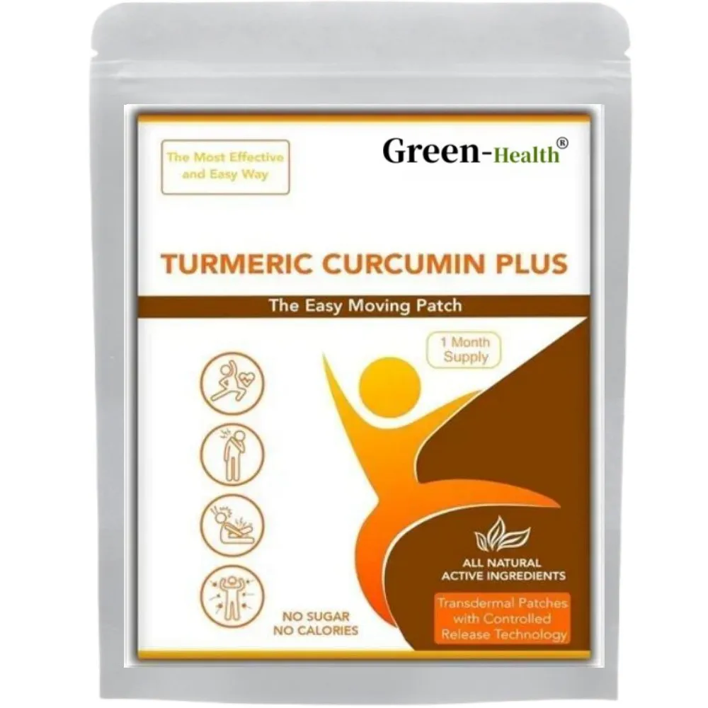 

Turmeric Curcumin Transdermal Patches 30 Patches One Month Supply– Usa Made