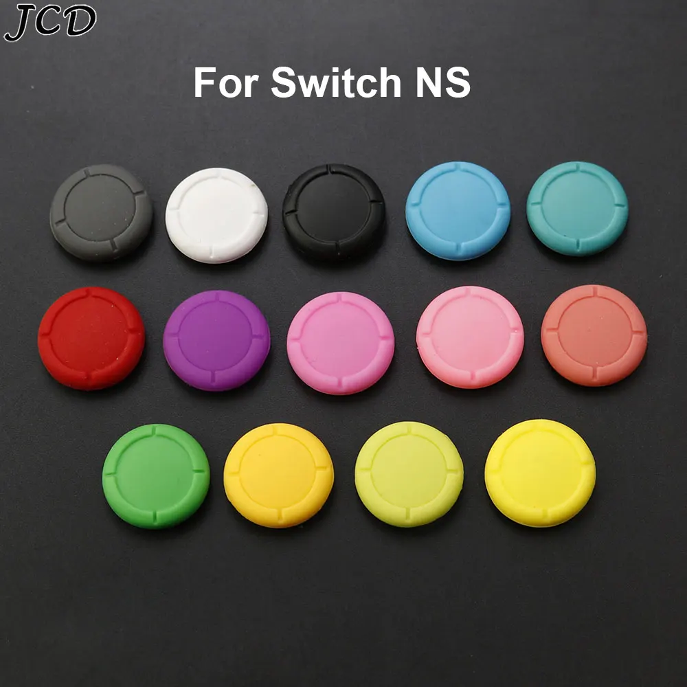 

JCD 1piece Silicone Joystick Analog Stick Thumb Grip Cap Skin For Switch NS Joy-con Stick Cover Rocker Cap Repair Replacement