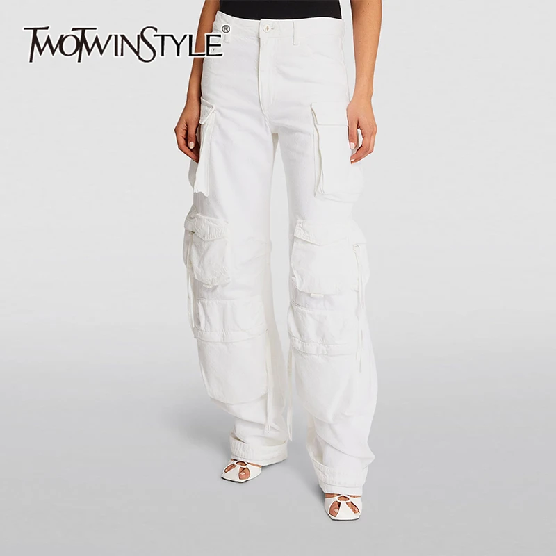 twotwinstyle-solid-spliced-pocket-cargo-pant-for-women-high-waist-patchwork-button-designer-streetwear-wide-leg-pants-female-new