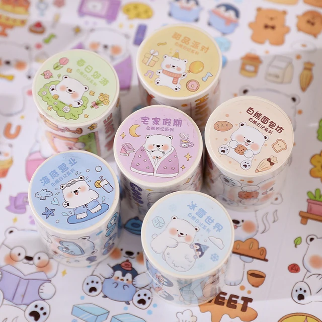 3M Scotch Washi Tape Cats Animal Sticker Decorate Packaging