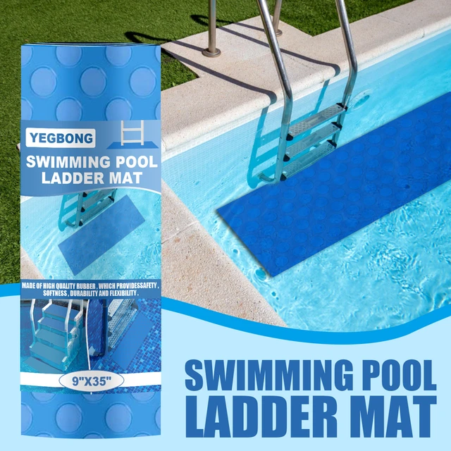 Swimming Pool Anti-Slip Mat Durable Comfortable Bathroom Pool Mesh Floor Mat  Non-Slip Protective Stair