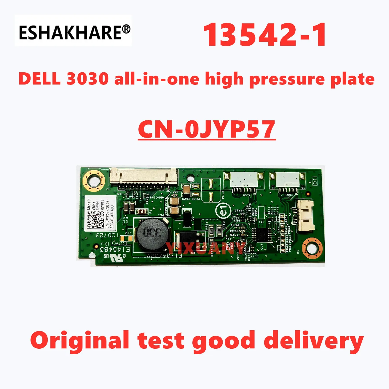 

Original FOR Dell 3030 3048 3052 LCD Converter Board CN-0JYP57 0JYP57 JYP57 13542-1 48.3NH16.01 Integrated high pressure board
