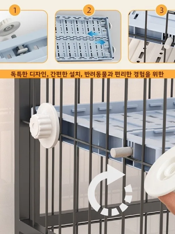 마법처럼 조절 가능한 애완동물 케이지 빌라 고양이 집 2층 개조 액세서리 중대형 고양이용 범용