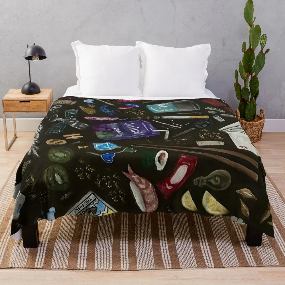 

HS ERAS Throw Blanket Loose cosplay anime Soft Plaid Blankets