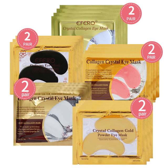 Crystal Collagen Anti-Wrinkle Eye Mask Anti Aging Moisturizing Eye Care Gel Eye Patches Anti Eye Bags Dark Circle