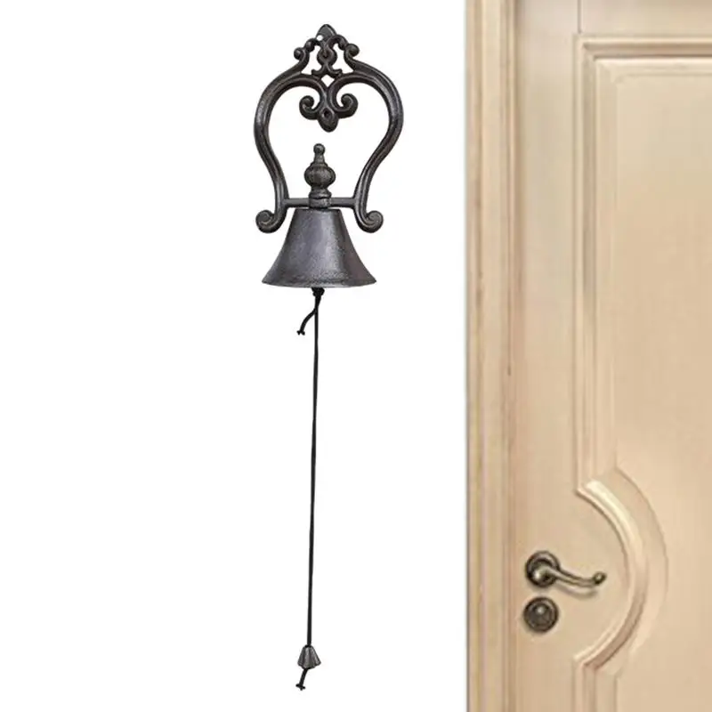 

Ветряные колокольчики с чугунными деревенскими ветряными колокольчиками, дверной звонок с пятнистым дизайном, расслабляющие подвески для балкона, двора, сада, гостиной