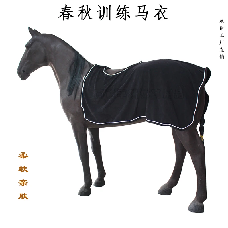Polar Fleece Training Horsecloth Single Layer Soft Riding Practice Horse Blanket Horse's Training Clothes Horse Equestrian