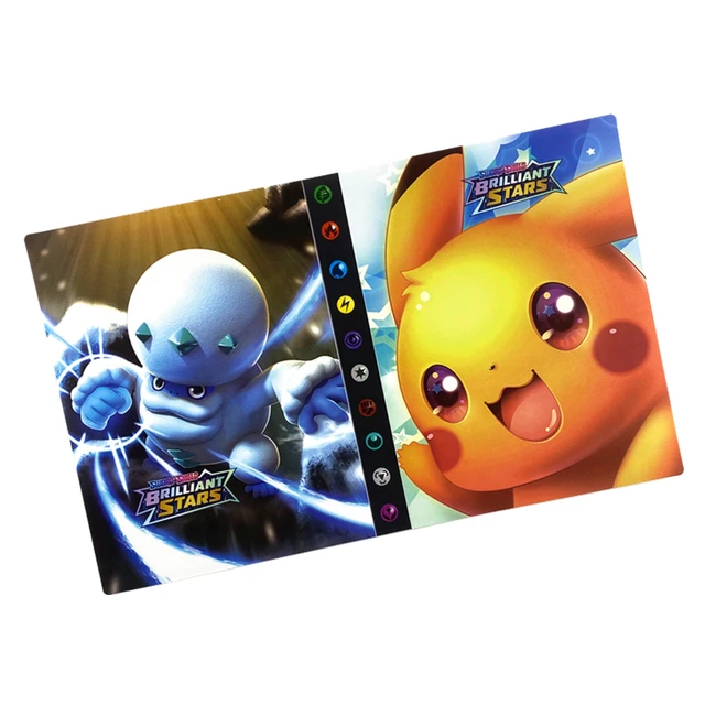 240 Cards Pokemon Album Book Collection Holder Pocket Anime Map Game Card Binder Folder Top Loaded List Toy Gift For Kids 3