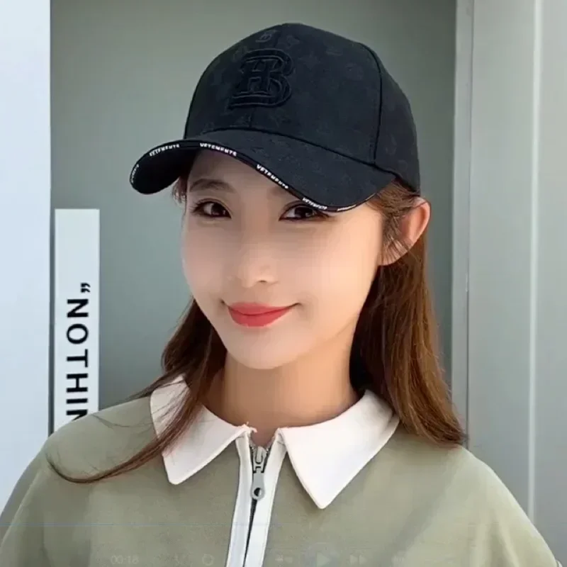 New Fashion Cotton Embroidery for B Logo Baseball Caps Men Women Streetwear Sun Hat Outdoor Sport Running Tennis Adjustable Gift 4