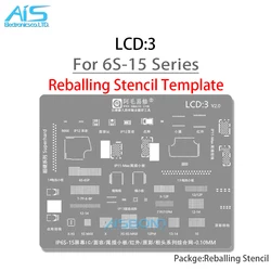 BGA Reballing Stencil Template For iPhone 12 13 14 15 Pro Max Plus LCD screen IC Chip Dot Matrix Face ID Camera repair tools