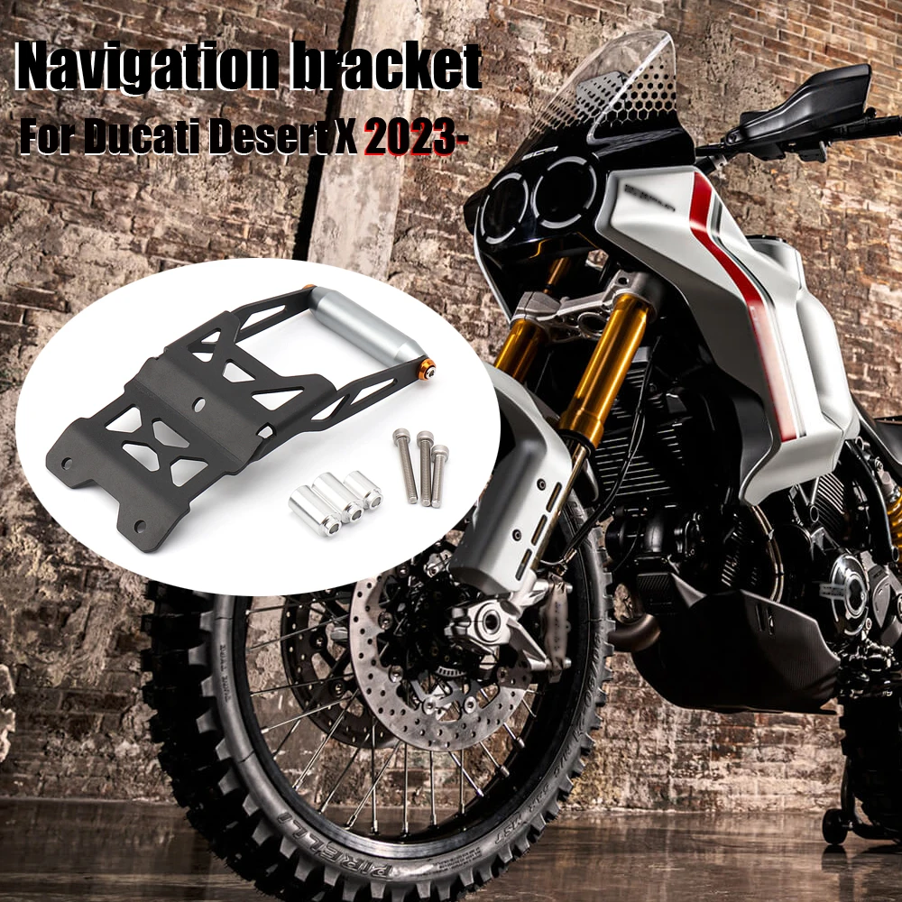 

Motorcycle Accessories Smart Phone Stand Holder Mount GPS Navigation Bracket 22MM For DUCATI DESERT X DesertX Desert X 2023