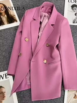 Nuova primavera autunno blazer da donna Slim Fit Fashion Suit dimagrante eleganza giacche Casual Versatile cappotto Outwear per Office Lady 1