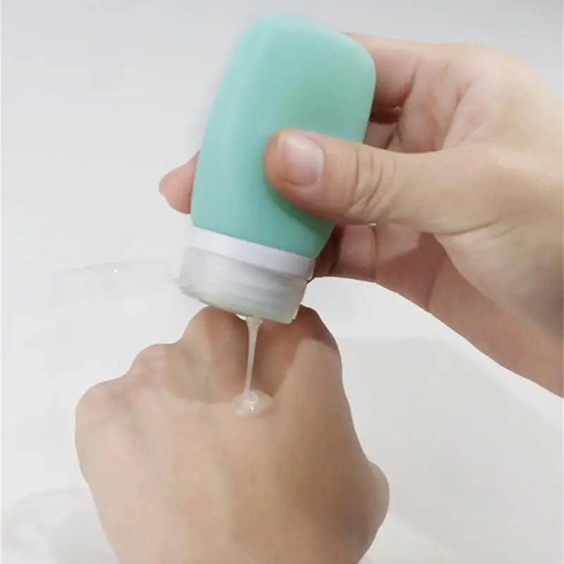 

3 Size Portable Silicone Travel Bottle Lotion Shampoo Shower Gel Tube Bottling Cosmetic Empty Mini Container Refillable Bottles