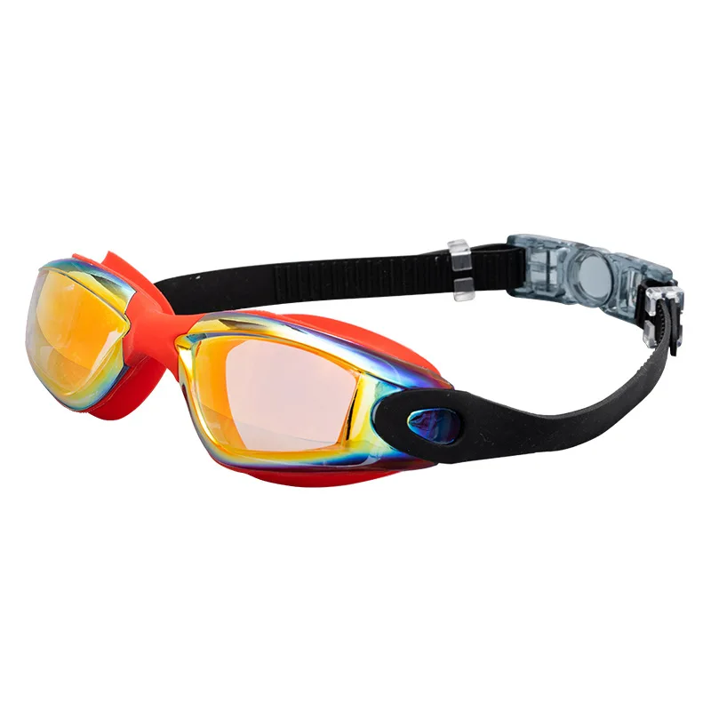 New Electroplated Swimming Glasses Adult Anti-fog Racing Swin Goggles High Quality Border Men and Women's Wholesale 5