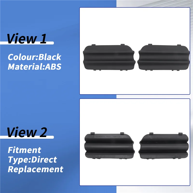 A60M-자동차 앞 범퍼 플러그 68157228AB,68157229AB 지프 그랜드 체로키 2011-2013용