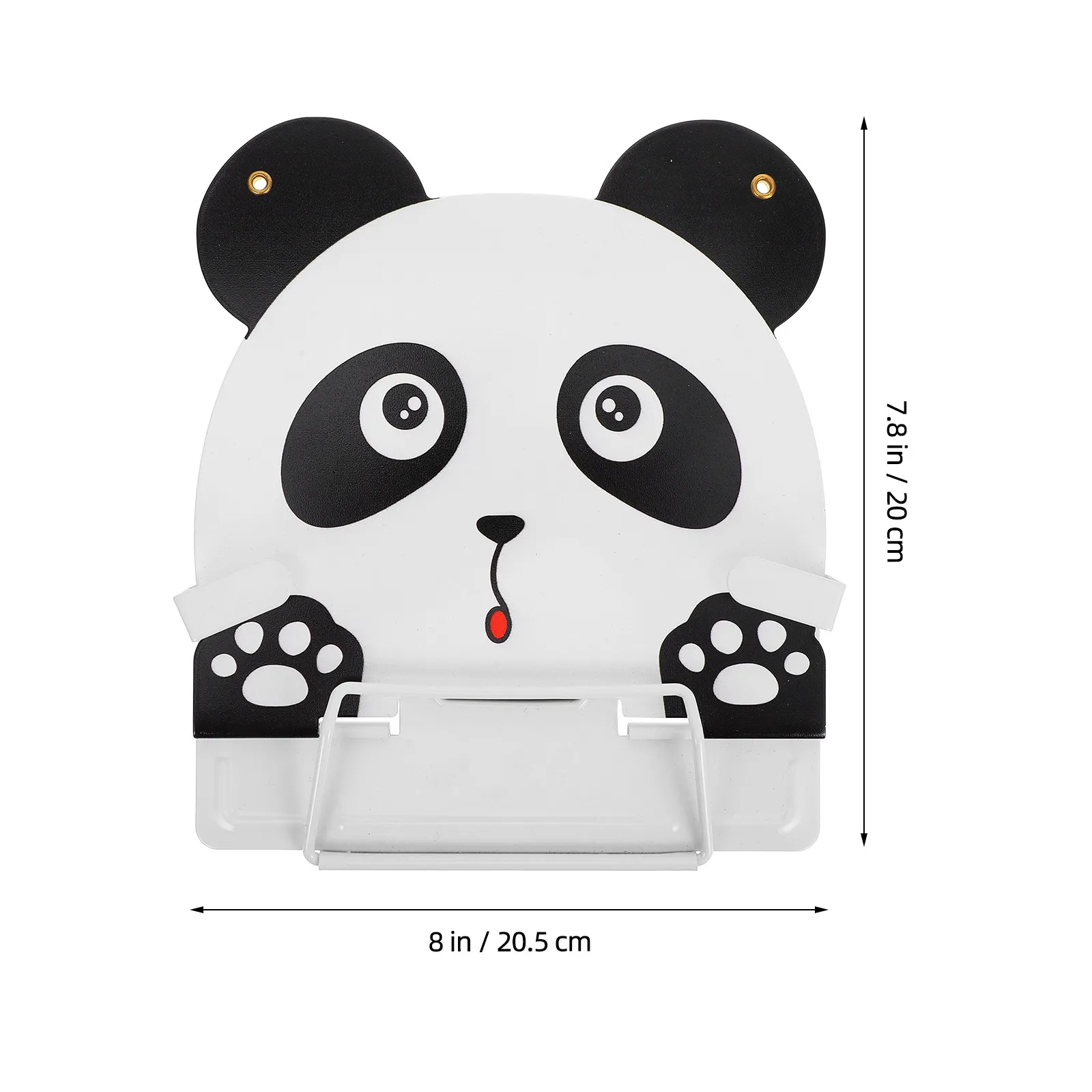 어린이 동물 책꽂이 팬더 디자인 휴대용 다기능 책상 홀더 독서용 데스크탑 책 전시대