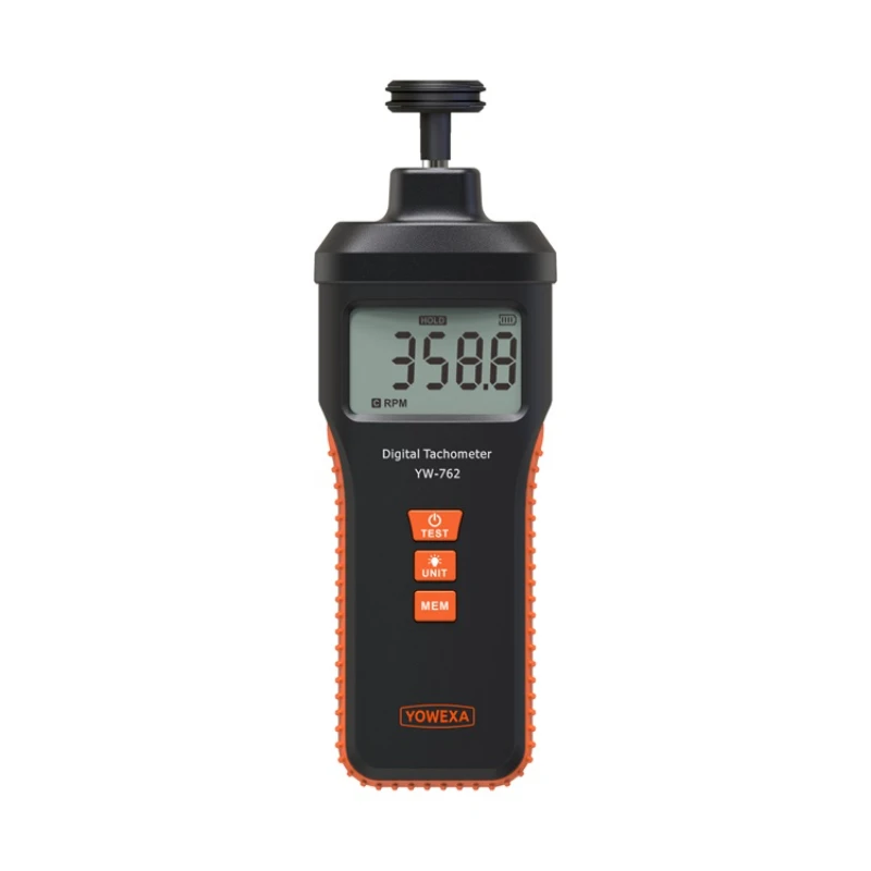 

YW-762 2 In 1 Combination Contact and Laser Non-Contact Digital Photo Tachometer Linear Speed Rotating RPM Tach Meter
