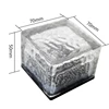 4/6 LED Outdoor Waterproof Garden Pathway Floor Glass Solar Ice Cube Brick Paver Rock Landscape Led Lamp Lights for Festival 5