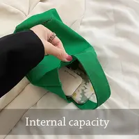 Casual Handbags Canvas Shoulder Crossbody Bags Large Capacity Shopper Bag  Letters Shoulder Crossbody Bags Purse - Image 4