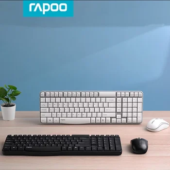 Rapoo 2023 New X1800s Wireless Mouse And Keyboard Set Notebook Desktop Computer Game Business Office Mouse And Keyboard Set. 1