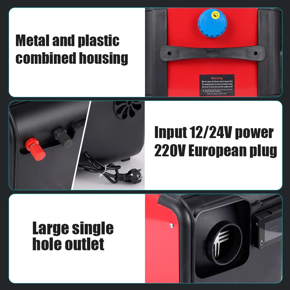 Portable Bluetooth Diesel Heater for Trucks, RVs & Indoor Use | 8KW Power | Multi-Voltage