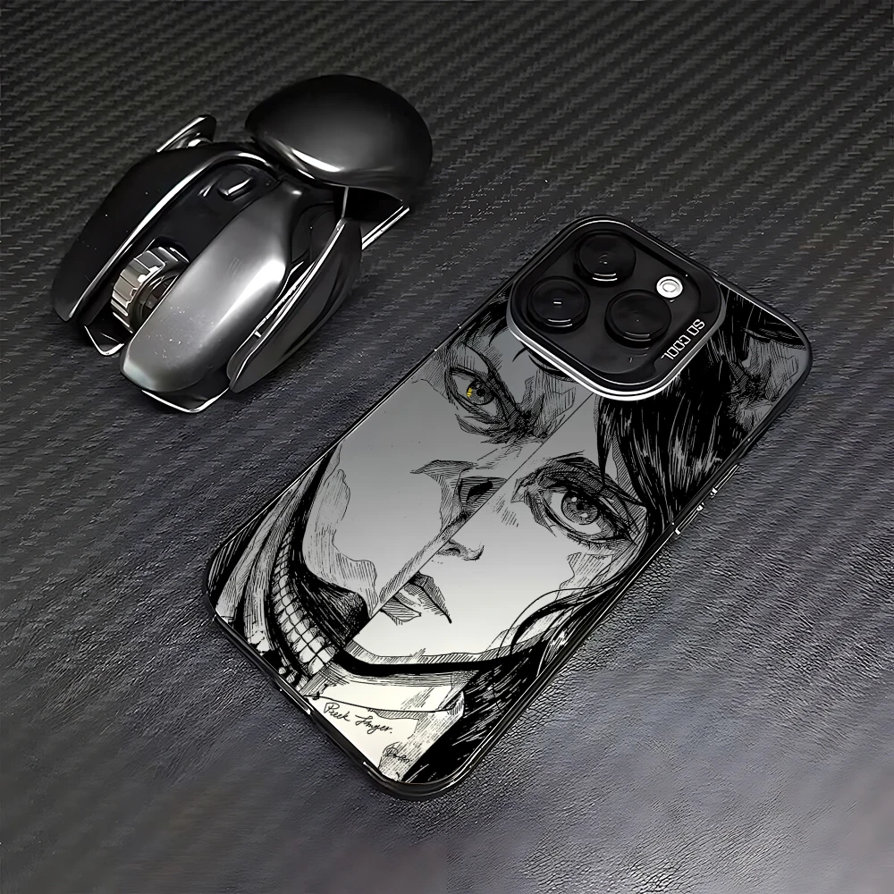 Luxury Hot Anime Attack On Titan Anti-Fall Matte Phone Case
