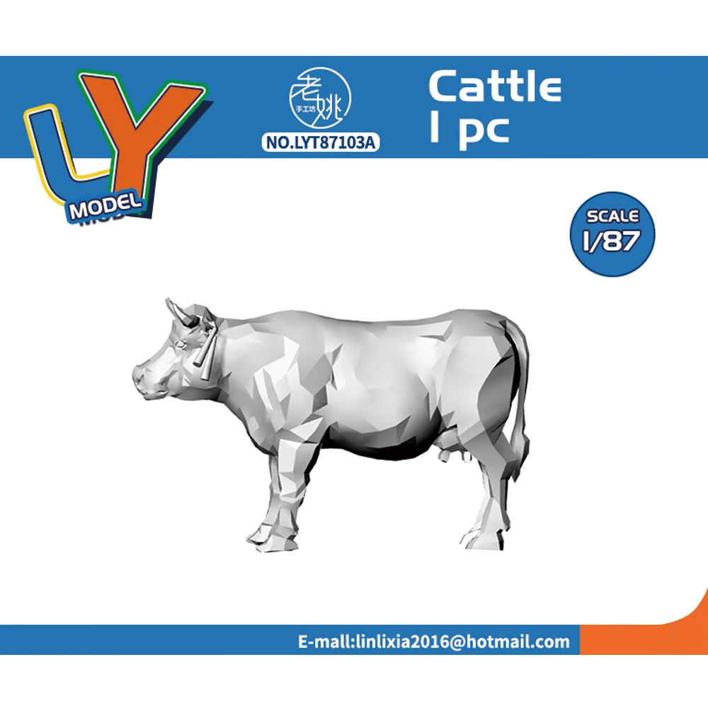 

LAOY Studio LYT87103A HO 1:87 Cattle 1 pc FOR Model Railroads Display