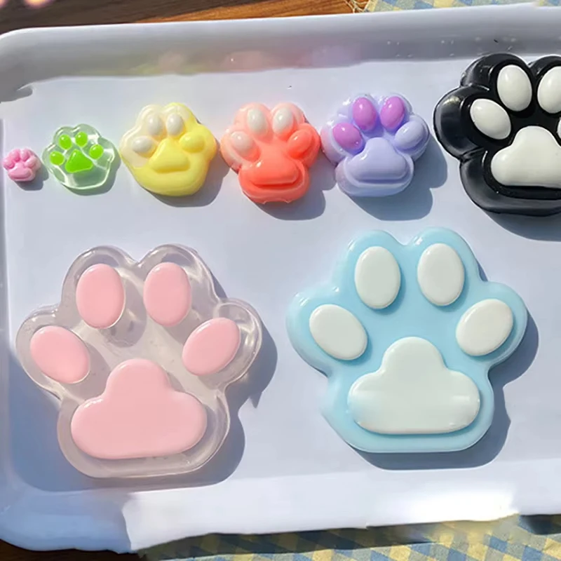 Deluxe Giant Cat Paw Stress Relief Jelly Toy