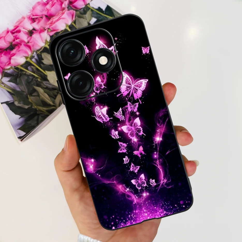 Stylish Shockproof Painted Phone Case with Soft Bumper