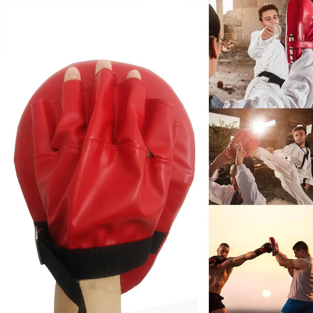 Boxing Punch Mitts Taekwondo Karate Kicking Pad Kick Training Focus Gloves 