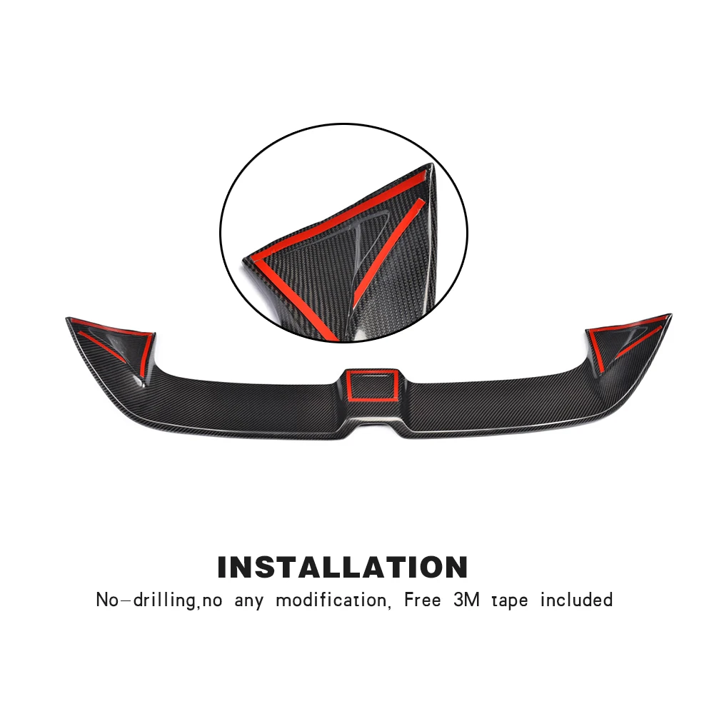 Car Rear Trunk Spoiler Wing for Volkswagen VW Golf 7 VII MK7 7.5 GTI R 2014-Rear Roof Window Boot Lip Spoiler