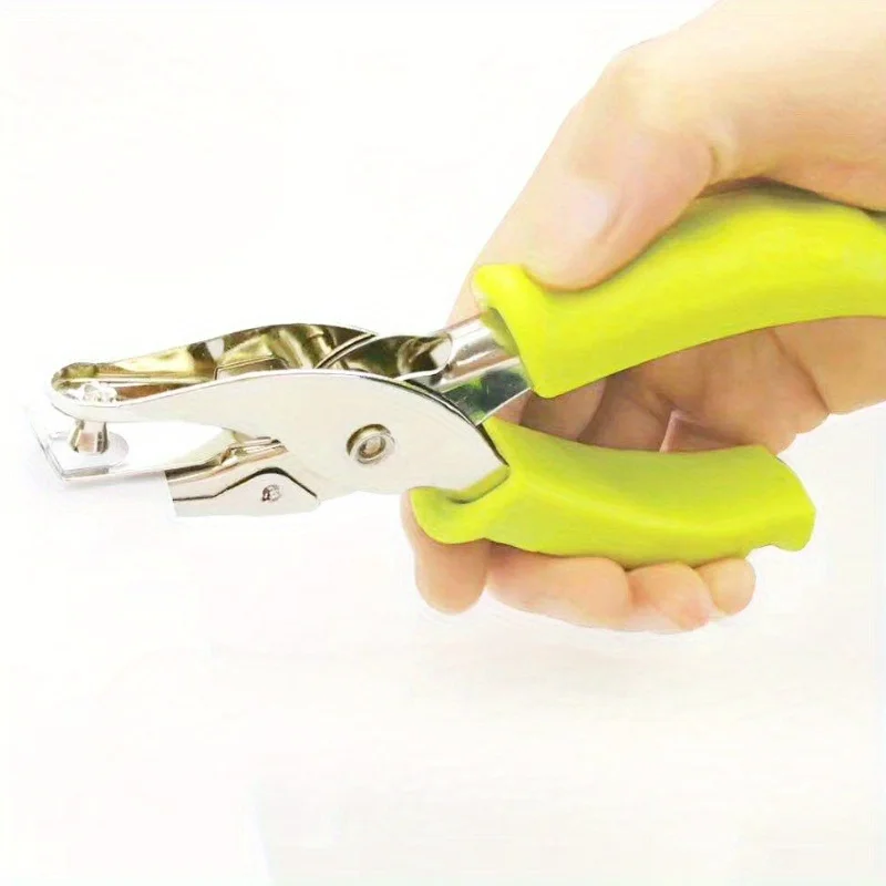 Paper Craft Punch Hole Paper Puncher Scrapbook Single Heavy Duty For Crafting Precision Soft Grip