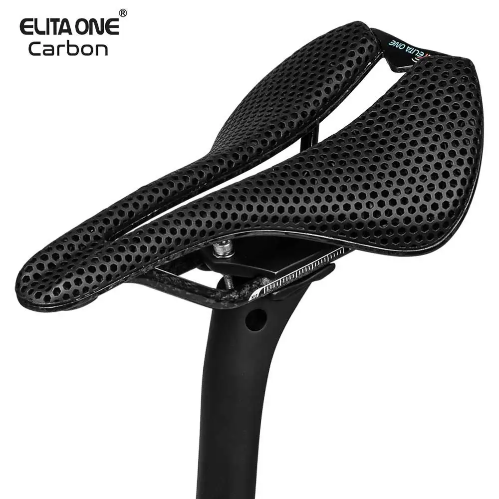 ELITA ONE 3D Print Carbon Saddle 250x140mm Road/MTB Bike