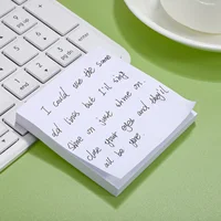 3 Pcs Student Stationery White Sticky Notes Notepad Blank Schedule Planning Paper Square Self Pads 2