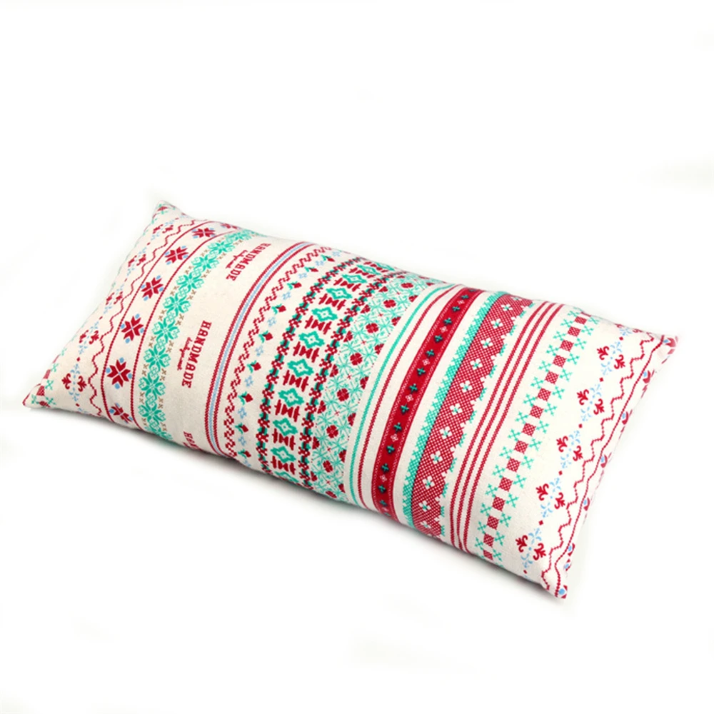Outdoor Mini Ethnic Pillow Portable Camping Tent Neck Pillow Multifunctional Travel Driving Office Sleep Rest Relax