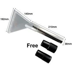 Swivel Head Transparent Floor & Carpet Cleaner Nozzle - Household Cleaning Tool (B)