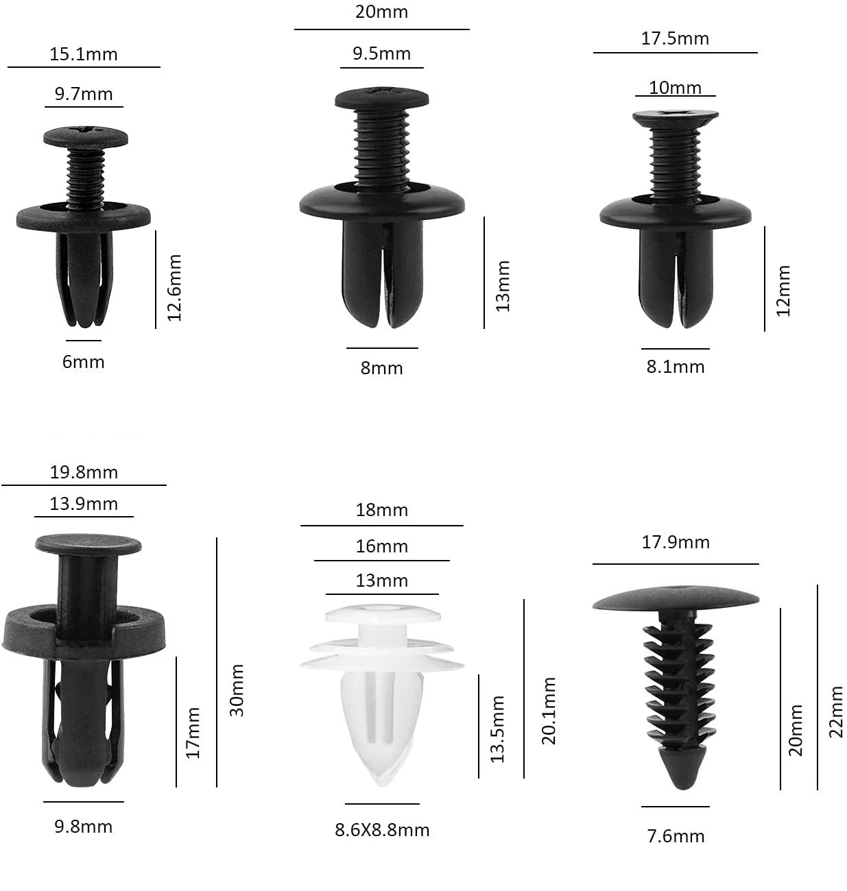 60pcs Auto Fastener Clip Mixed for Nissan Altima Juke Murano Pathfinder  Rogue Sentra Versa|Car Stickers| - AliExpress