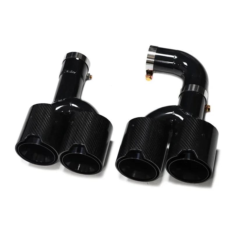 For BMW X3 G01 X4 G02 + Quad Car Exhaust Tip Changed X3M X4M Bumper Exhaust System Nozzle Muffler Tip Tailpipe exhaust muffler tip