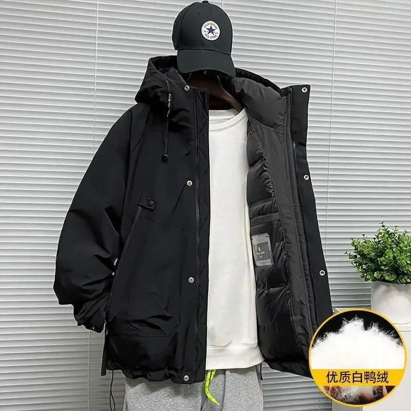 Men's Jacket Winter Windproof Warm Down Jacket Outdoor Sports Mountain Overcoat Hooded Snowboarding Parka Snow Coat Canada Tops