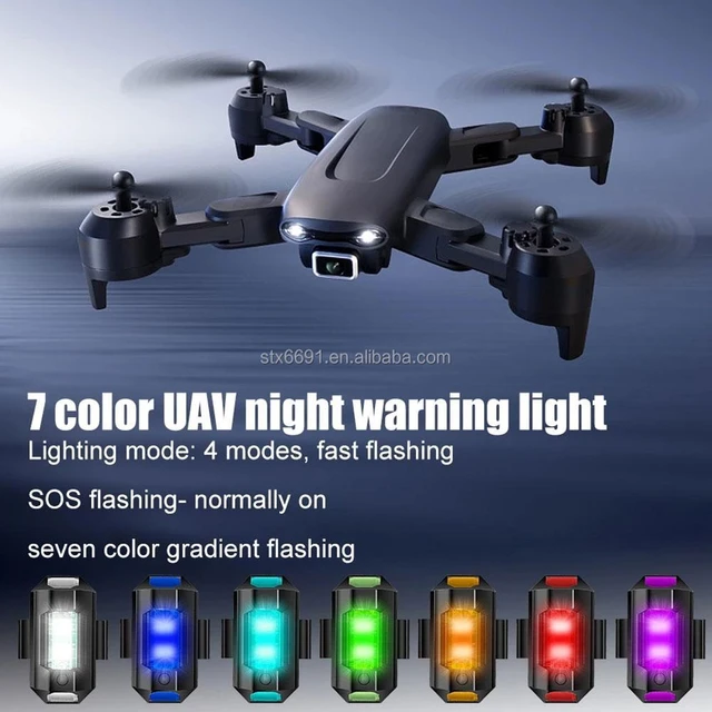 7 Colors LED aircraft Strobe Lights Upgrade Strobe Lights Flashing Lights  31 modes with memory function