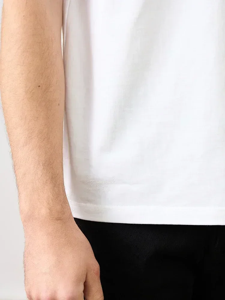 Kurzarm-T-Shirts mit Engelsdruck für Paare im Jahr 2025, ein trendiges und lässiges Sommer-Kurzarm-T-Shirt für Herren – Detail 10