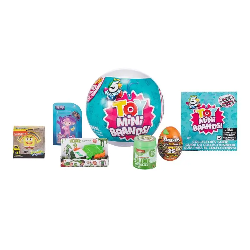 5 Surprise Foodie Mini Brands (2 Pack) by ZURU, Mystery Capsule Real  Miniature Brands Collectibles, Fast Food Toys and Shopping Accessories