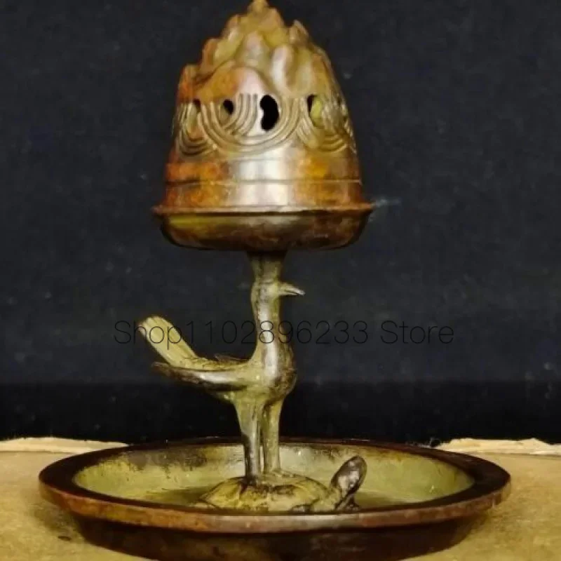 

Бронзовая плитка для благовоний, конусная горелка Yannian, восковой стол в классическом стиле