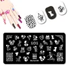 DISNEY Cartoon Cute Dog Nail Stamping Plates Big Ear Dog Nail Stamp Templates For Nail Designs #095 1