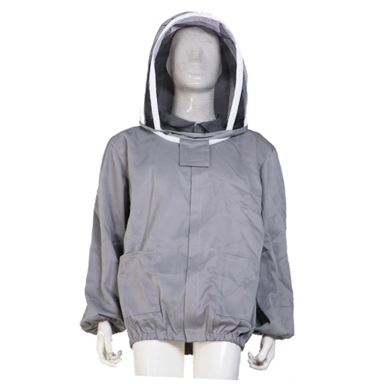 Beekeeping Jacket with Fencing Veil Breathable with Hat Equip