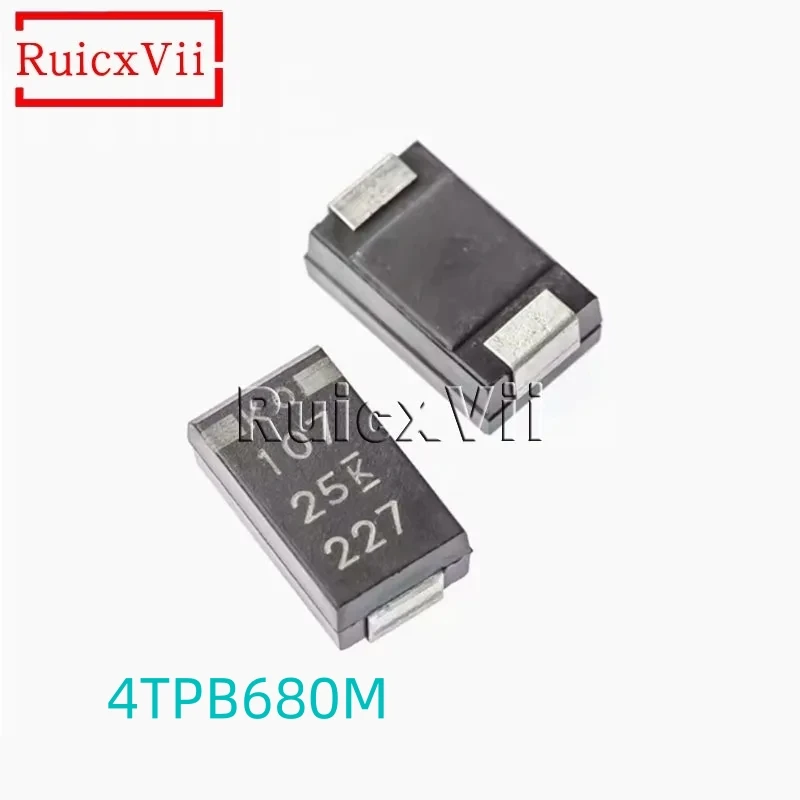 

5 шт. 4TPB680M 4 в 680 мкФ 7343 Тип D SMD полимерные Танталовые Конденсаторы POSCAP Low ESR новые и оригинальные