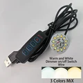 3 Colors Led Black