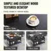 Lift Top Coffee Table - 39.4" Rectangle Coffee Table with Light & USB, Black 6
