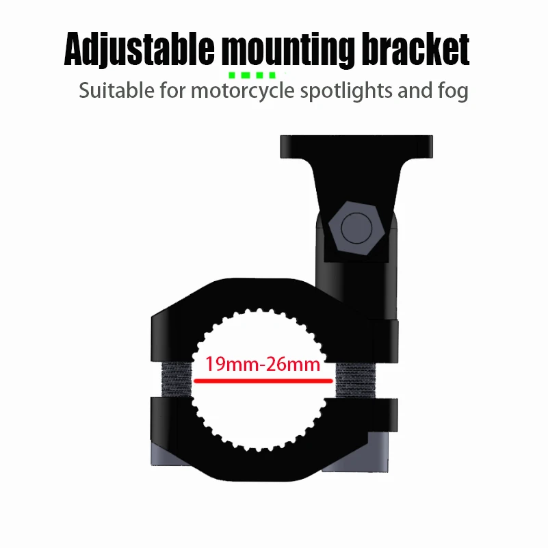 Alloy Motorcycle Stent 19-26mm Bracket Bumper Clamp Auxiliary Spotlight Headlight Mount Brackets Tube Clamp Mount Kit motorcycle light bracket,motorcycle headlight clamp,motorcycle headlight mount