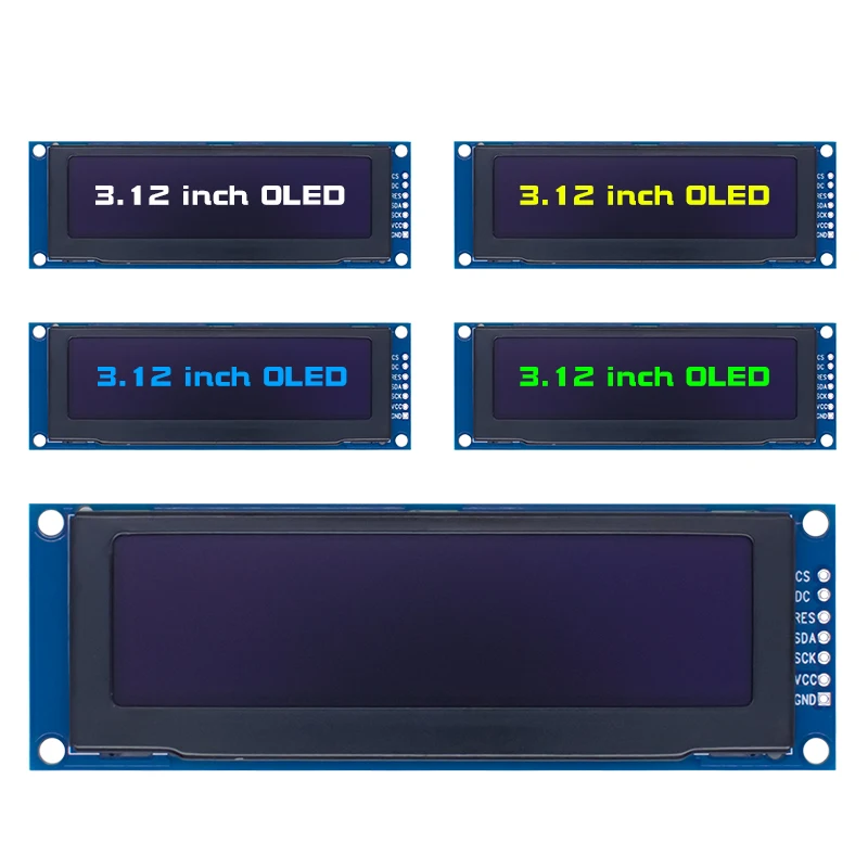 High-Resolution 3.12 OLED Graphic Display with SSD1322 Controller